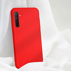 Silikon Hülle Handyhülle Ultra Dünn Schutzhülle 360 Grad Tasche S03 für Realme XT Rot