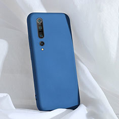 Silikon Hülle Handyhülle Ultra Dünn Schutzhülle 360 Grad Tasche S03 für Xiaomi Mi 10 Pro Blau