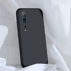 Silikon Hülle Handyhülle Ultra Dünn Schutzhülle 360 Grad Tasche S03 für Xiaomi Mi 10 Pro Schwarz