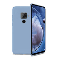 Silikon Hülle Handyhülle Ultra Dünn Schutzhülle 360 Grad Tasche S04 für Huawei Nova 5i Pro Grau