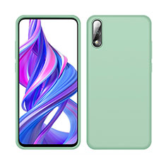 Silikon Hülle Handyhülle Ultra Dünn Schutzhülle 360 Grad Tasche S04 für Huawei Y9 Prime (2019) Grün