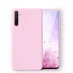 Silikon Hülle Handyhülle Ultra Dünn Schutzhülle 360 Grad Tasche S04 für Realme X2 Rosa