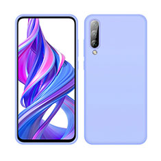 Silikon Hülle Handyhülle Ultra Dünn Schutzhülle 360 Grad Tasche S05 für Huawei Honor 9X Pro Violett