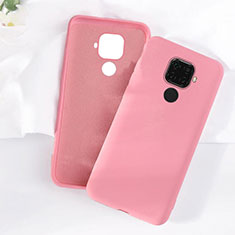 Silikon Hülle Handyhülle Ultra Dünn Schutzhülle 360 Grad Tasche S05 für Huawei Nova 5z Rosa