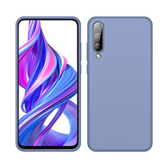 Silikon Hülle Handyhülle Ultra Dünn Schutzhülle 360 Grad Tasche S05 für Huawei P Smart Pro (2019) Hellblau