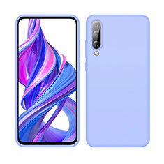 Silikon Hülle Handyhülle Ultra Dünn Schutzhülle 360 Grad Tasche S05 für Huawei P Smart Pro (2019) Violett