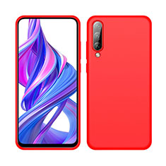 Silikon Hülle Handyhülle Ultra Dünn Schutzhülle 360 Grad Tasche S05 für Huawei Y9s Rot