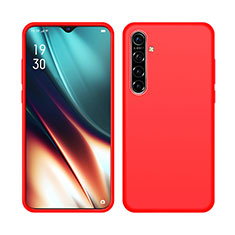 Silikon Hülle Handyhülle Ultra Dünn Schutzhülle 360 Grad Tasche S05 für Realme X2 Rot