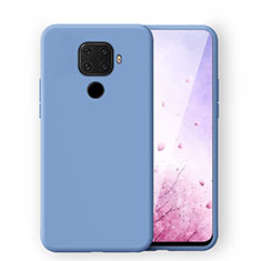 Silikon Hülle Handyhülle Ultra Dünn Schutzhülle 360 Grad Tasche S06 für Huawei Nova 5i Pro Blau