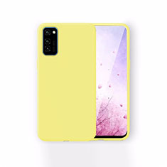 Silikon Hülle Handyhülle Ultra Dünn Schutzhülle 360 Grad Tasche T01 für Huawei Honor V30 Pro 5G Gelb