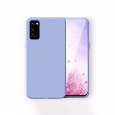 Silikon Hülle Handyhülle Ultra Dünn Schutzhülle 360 Grad Tasche T01 für Huawei Honor V30 Pro 5G Hellblau