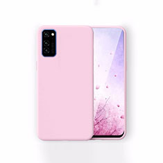 Silikon Hülle Handyhülle Ultra Dünn Schutzhülle 360 Grad Tasche T01 für Huawei Honor View 30 5G Rosegold