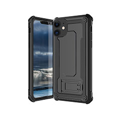 Silikon Hülle Handyhülle Ultra Dünn Schutzhülle 360 Grad Tasche Z01 für Apple iPhone 11 Schwarz