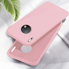 Silikon Hülle Handyhülle Ultra Dünn Schutzhülle 360 Grad Tasche Z01 für Huawei Mate 30 Pro 5G Rosa