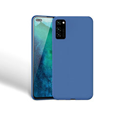 Silikon Hülle Handyhülle Ultra Dünn Schutzhülle 360 Grad Tasche Z03 für Huawei Honor View 30 5G Blau