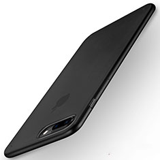 Silikon Hülle Handyhülle Ultra Dünn Schutzhülle D03 für Apple iPhone 7 Plus Schwarz