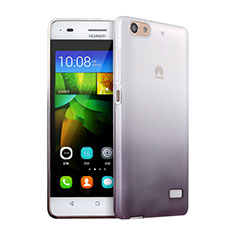 Silikon Hülle Handyhülle Ultra Dünn Schutzhülle Durchsichtig Farbverlauf für Huawei G Play Mini Grau