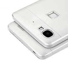 Silikon Hülle Handyhülle Ultra Dünn Schutzhülle Durchsichtig Transparent T04 für Huawei G8 Mini Grau