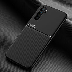 Silikon Hülle Handyhülle Ultra Dünn Schutzhülle Flexible 360 Grad Ganzkörper Tasche C01 für Huawei Nova 7 SE 5G Schwarz