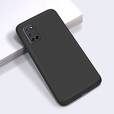 Silikon Hülle Handyhülle Ultra Dünn Schutzhülle Flexible 360 Grad Ganzkörper Tasche C01 für Oppo A92 Schwarz