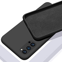 Silikon Hülle Handyhülle Ultra Dünn Schutzhülle Flexible 360 Grad Ganzkörper Tasche C01 für Oppo Reno4 Pro 5G Schwarz