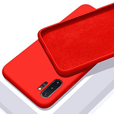 Silikon Hülle Handyhülle Ultra Dünn Schutzhülle Flexible 360 Grad Ganzkörper Tasche C01 für Samsung Galaxy Note 10 Plus Rot