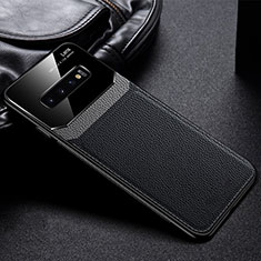 Silikon Hülle Handyhülle Ultra Dünn Schutzhülle Flexible 360 Grad Ganzkörper Tasche C01 für Samsung Galaxy S10 5G Schwarz