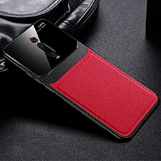 Silikon Hülle Handyhülle Ultra Dünn Schutzhülle Flexible 360 Grad Ganzkörper Tasche C01 für Xiaomi Mi 9T Pro Rot