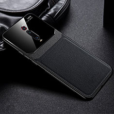 Silikon Hülle Handyhülle Ultra Dünn Schutzhülle Flexible 360 Grad Ganzkörper Tasche C01 für Xiaomi Mi 9T Pro Schwarz