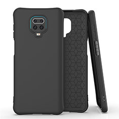 Silikon Hülle Handyhülle Ultra Dünn Schutzhülle Flexible 360 Grad Ganzkörper Tasche C01 für Xiaomi Redmi Note 9 Pro Max Schwarz