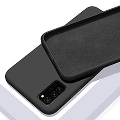 Silikon Hülle Handyhülle Ultra Dünn Schutzhülle Flexible 360 Grad Ganzkörper Tasche C02 für Huawei Honor View 30 Pro 5G Schwarz