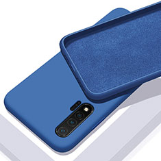 Silikon Hülle Handyhülle Ultra Dünn Schutzhülle Flexible 360 Grad Ganzkörper Tasche C02 für Huawei Nova 6 5G Blau