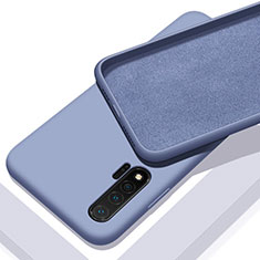 Silikon Hülle Handyhülle Ultra Dünn Schutzhülle Flexible 360 Grad Ganzkörper Tasche C02 für Huawei Nova 6 5G Grau