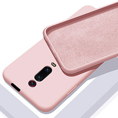 Silikon Hülle Handyhülle Ultra Dünn Schutzhülle Flexible 360 Grad Ganzkörper Tasche C02 für Xiaomi Redmi K20 Pro Rosa