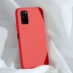 Silikon Hülle Handyhülle Ultra Dünn Schutzhülle Flexible 360 Grad Ganzkörper Tasche C03 für Huawei Honor V30 Pro 5G Rot