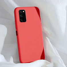 Silikon Hülle Handyhülle Ultra Dünn Schutzhülle Flexible 360 Grad Ganzkörper Tasche C03 für Huawei Honor View 30 Pro 5G Rot
