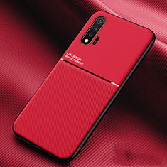 Silikon Hülle Handyhülle Ultra Dünn Schutzhülle Flexible 360 Grad Ganzkörper Tasche C03 für Huawei Nova 6 5G Rot