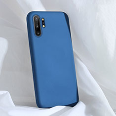 Silikon Hülle Handyhülle Ultra Dünn Schutzhülle Flexible 360 Grad Ganzkörper Tasche C03 für Samsung Galaxy Note 10 Plus 5G Blau
