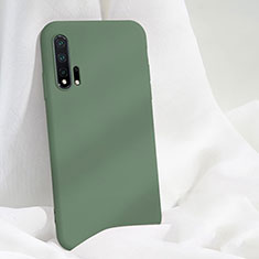 Silikon Hülle Handyhülle Ultra Dünn Schutzhülle Flexible 360 Grad Ganzkörper Tasche C05 für Huawei Nova 6 5G Cyan