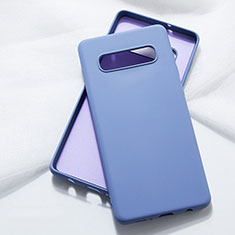 Silikon Hülle Handyhülle Ultra Dünn Schutzhülle Flexible 360 Grad Ganzkörper Tasche C05 für Samsung Galaxy S10 5G Violett