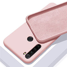 Silikon Hülle Handyhülle Ultra Dünn Schutzhülle Flexible 360 Grad Ganzkörper Tasche C05 für Xiaomi Redmi Note 8 (2021) Rosa