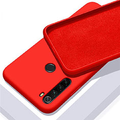 Silikon Hülle Handyhülle Ultra Dünn Schutzhülle Flexible 360 Grad Ganzkörper Tasche C05 für Xiaomi Redmi Note 8T Rot