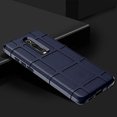 Silikon Hülle Handyhülle Ultra Dünn Schutzhülle Flexible 360 Grad Ganzkörper Tasche C06 für Xiaomi Mi 9T Blau