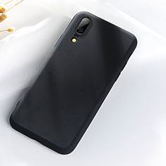 Silikon Hülle Handyhülle Ultra Dünn Schutzhülle Flexible 360 Grad Ganzkörper Tasche C08 für Huawei P20 Schwarz