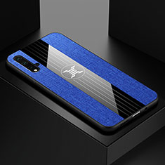 Silikon Hülle Handyhülle Ultra Dünn Schutzhülle Flexible Tasche C02 für Huawei Nova 5 Blau