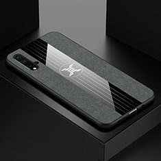 Silikon Hülle Handyhülle Ultra Dünn Schutzhülle Flexible Tasche C02 für Huawei Nova 5 Grau