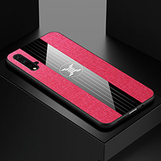 Silikon Hülle Handyhülle Ultra Dünn Schutzhülle Flexible Tasche C02 für Huawei Nova 5 Pink