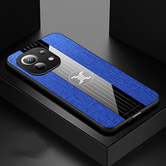 Silikon Hülle Handyhülle Ultra Dünn Schutzhülle Flexible Tasche C04 für Xiaomi Mi 11 Lite 5G NE Blau