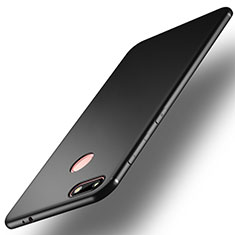 Silikon Hülle Handyhülle Ultra Dünn Schutzhülle für Huawei Y6 Pro (2017) Schwarz