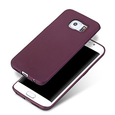 Silikon Hülle Handyhülle Ultra Dünn Schutzhülle für Samsung Galaxy S6 Edge+ Plus SM-G928F Violett